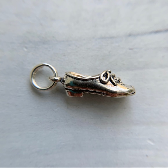 Sterling Silver Tap Shoe Charm - Picture 1 of 7